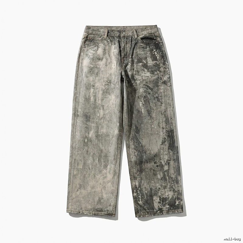Acne Studios distressed grey jeans