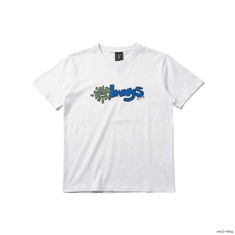 ADWYSD Printed Simple White T-shirt