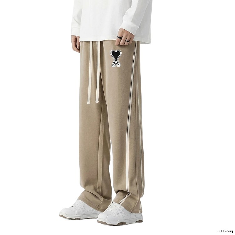 AMI fleece-lined casual khaki pants