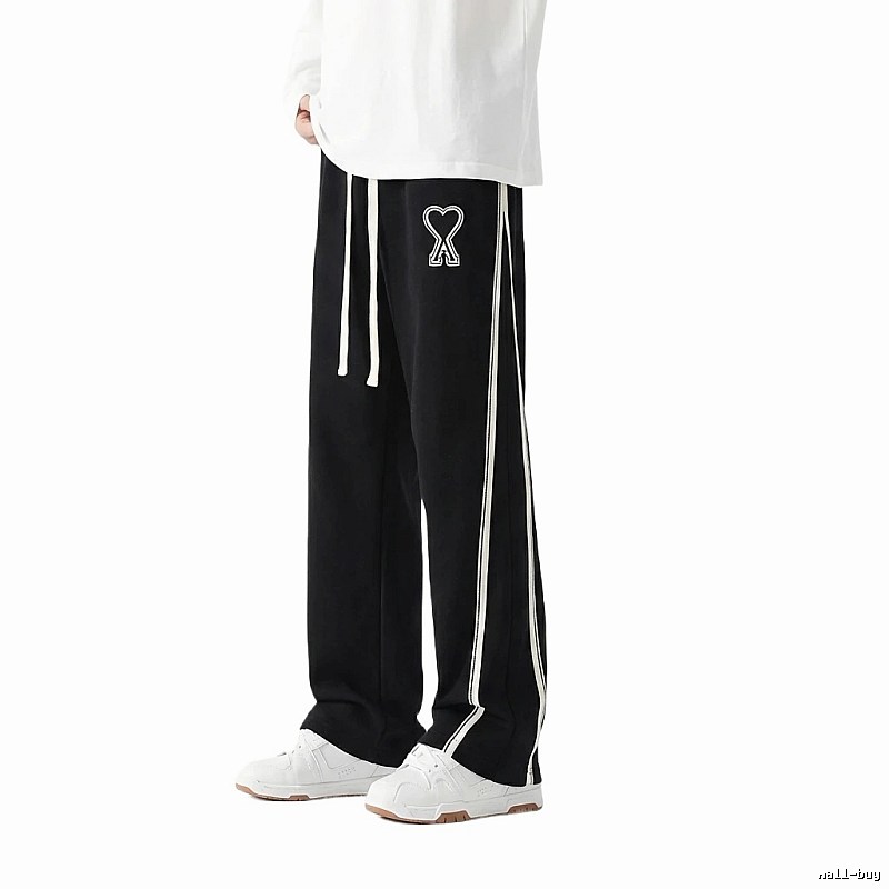 AMI fleece-lined warm black sweatpants