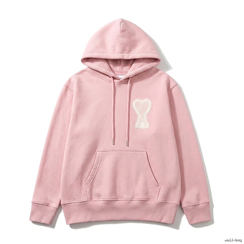 AMI Love Pink Hoodie