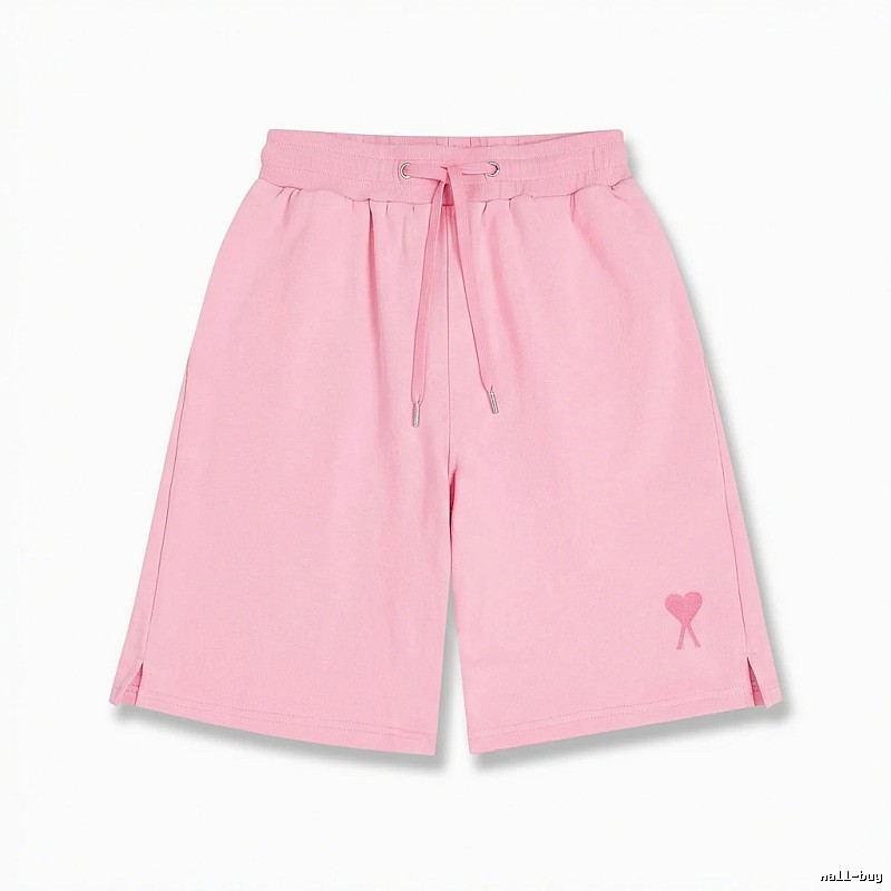 AMI pink shorts in a cute and casual style
