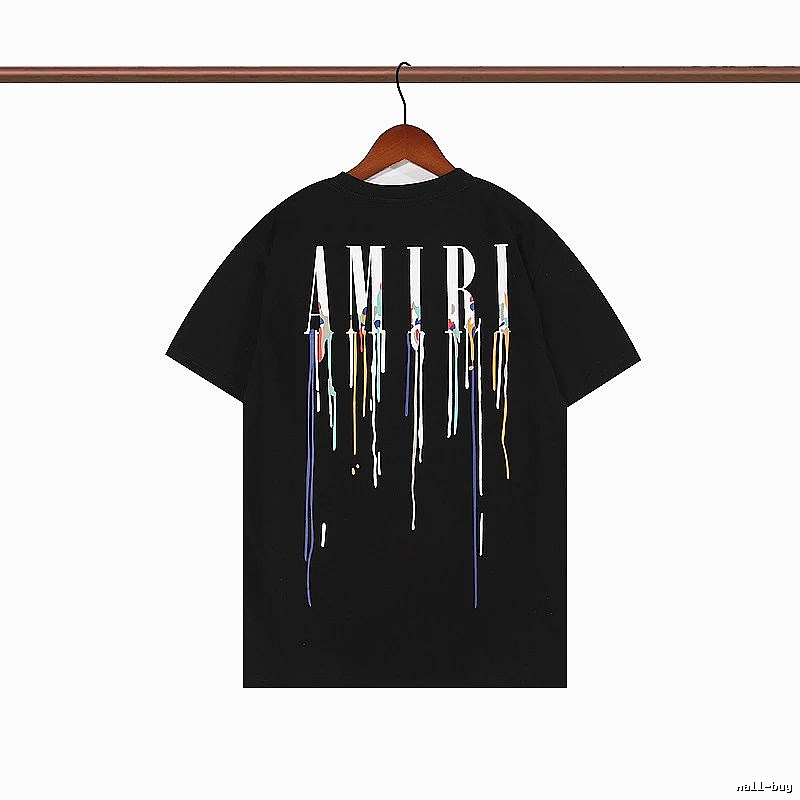 Amiri Compact Graphic T-shirt White Blue Amiri for Smart Casual Looks