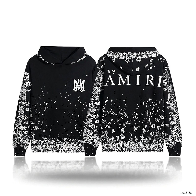 AMIRI Dark Style Cashew Flower Sweatshirt