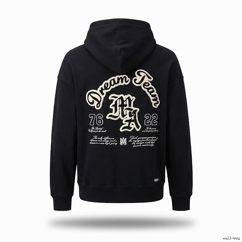 AMIRI Dream Team retro-style black sweatshirt