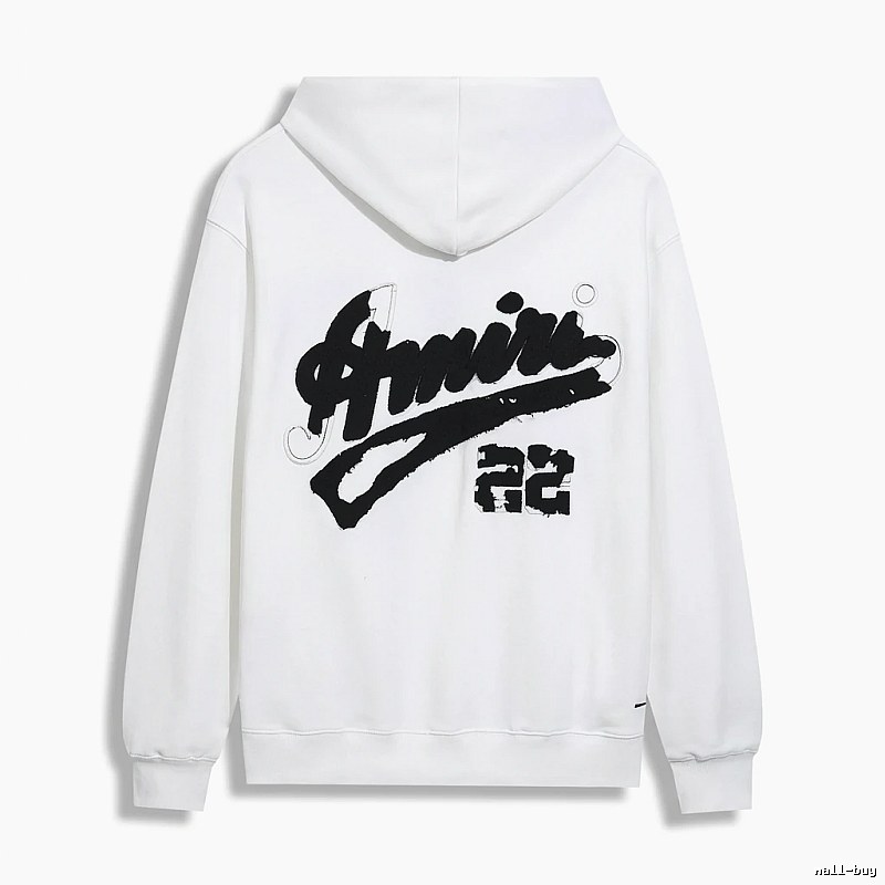 AMIRI Graffiti Style White Sweatshirt