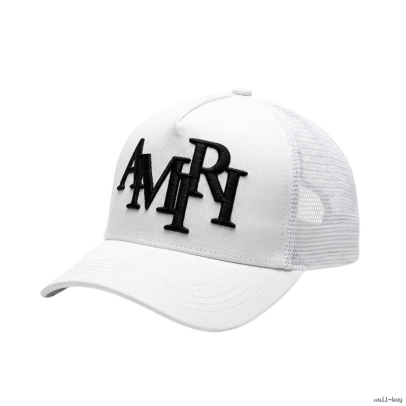 AMIRI Letter Style White Cap