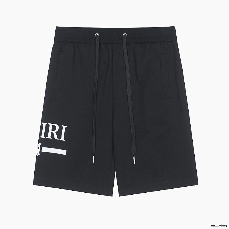 Amiri Logo Detail Logo shorts Black Casual Amiri with Relaxed Feel