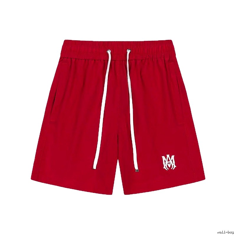 AMIRI minimalist style red shorts