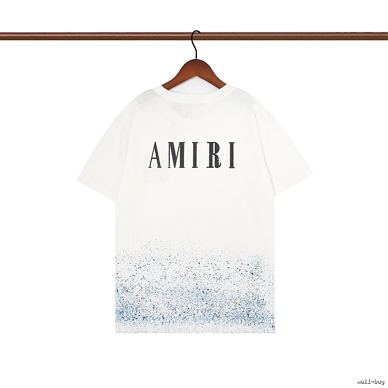 Amiri Relaxed Graphic T-shirt White Blue Amiri with Designer-Inspired Detail