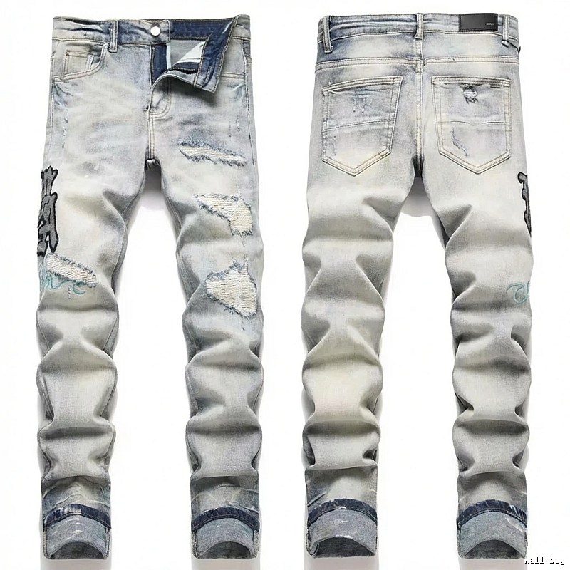 AMIRI Ripped Trendy and Cool Style Jeans