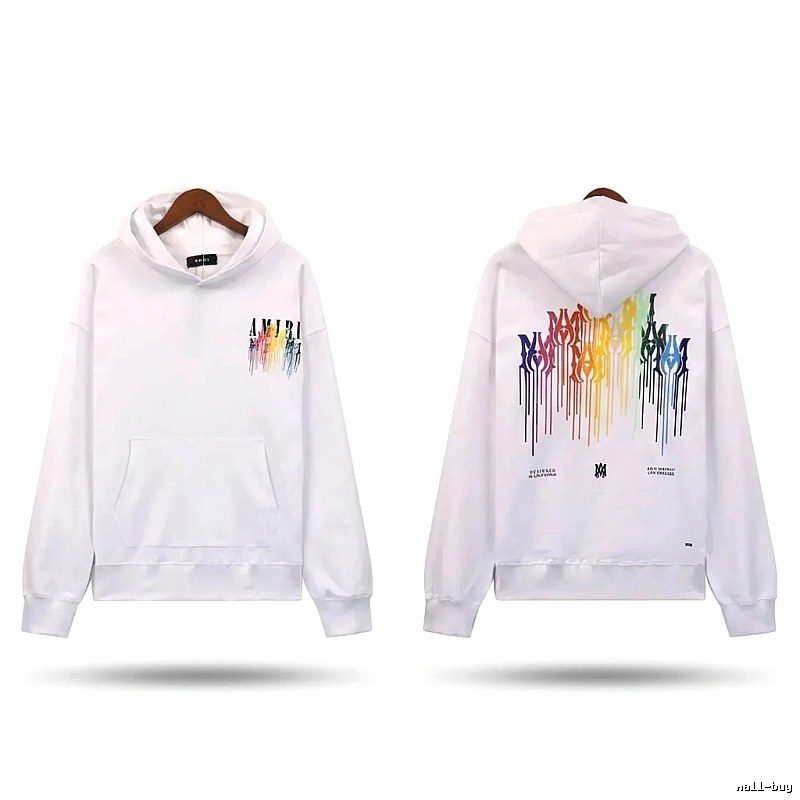 AMIRI Splatter White Hoodie