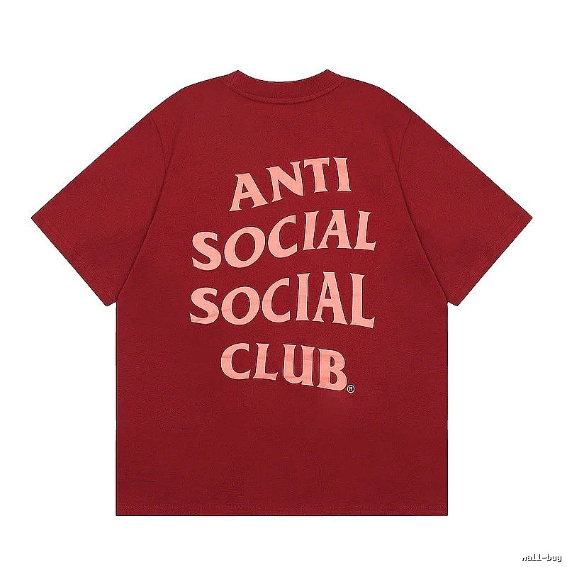Anti Social Social Club Travel Logo T-shirt Black Orange Anti with Modern Look