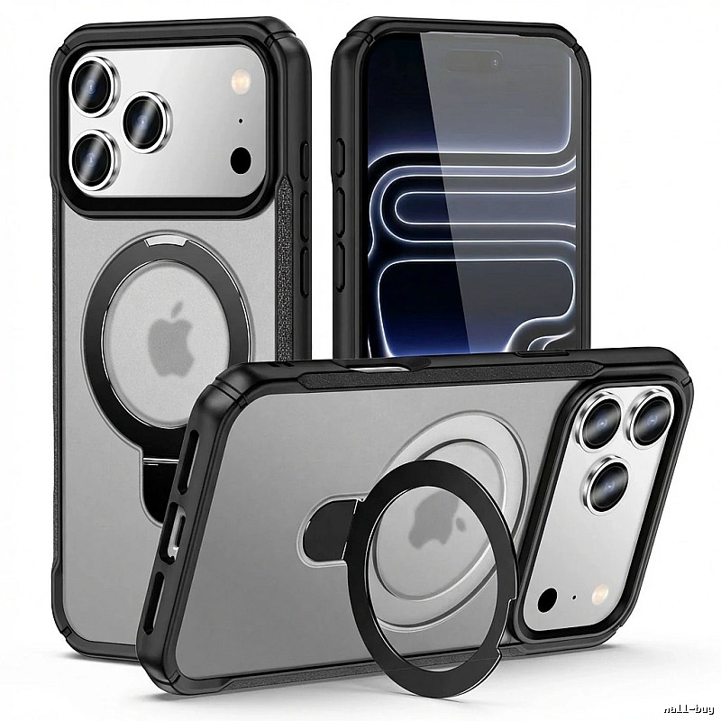Apple Magnetic Cool Black Phone Case