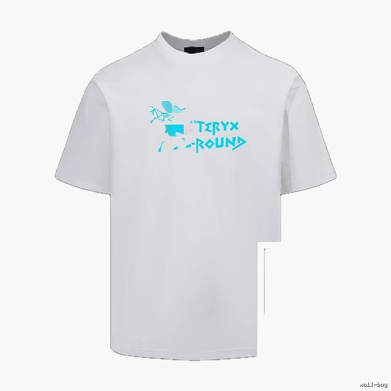 Arc'teryx Printed Outdoor Style White Short-sleeve T-shirt