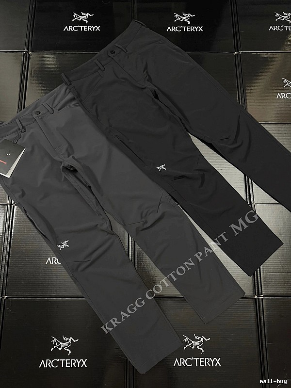 Arc'teryx Technical Hiking Pants in Charcoal - articulated knees