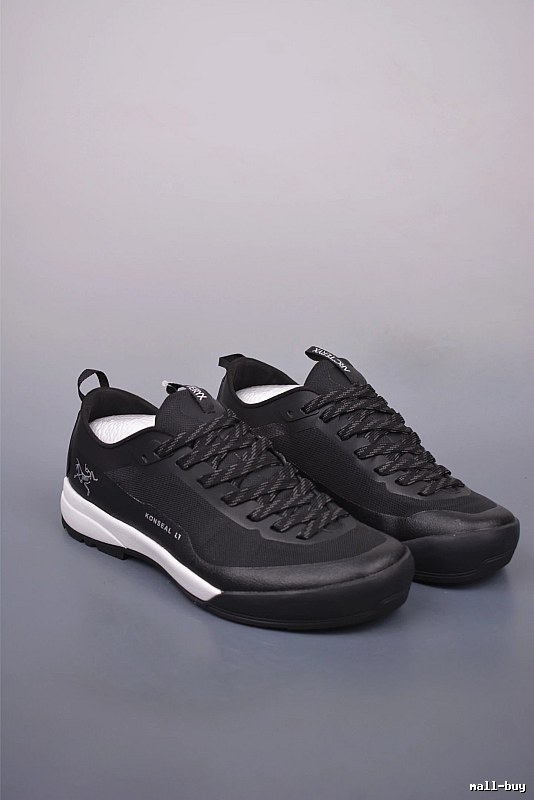 Arc'teryx Trail Sneakers with Technical Upper in Black and White