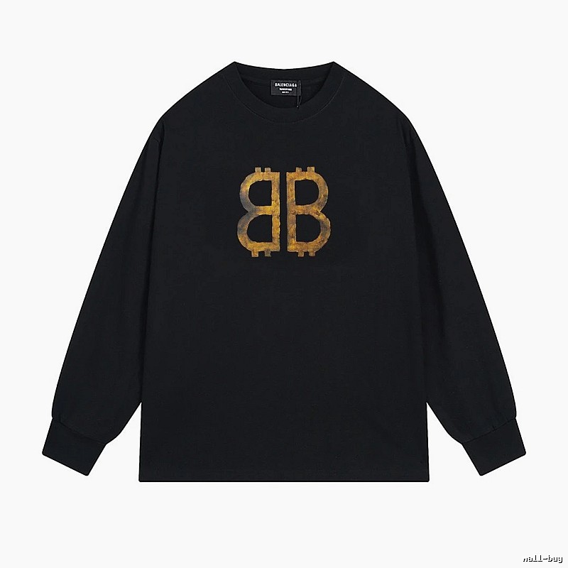 Balenciaga BB Print Black Sweatshirt