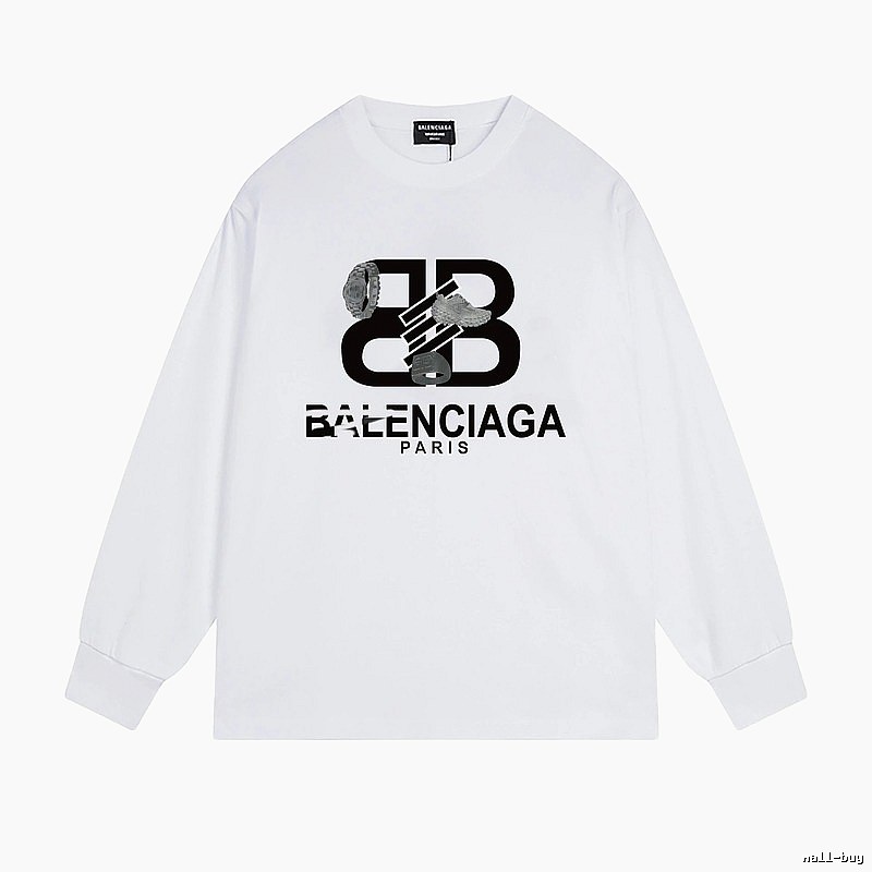 Balenciaga BB Series Simple White T-shirt
