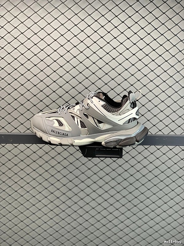 Balenciaga Beige and Black Chunky Runners Featuring Athletic Paneling