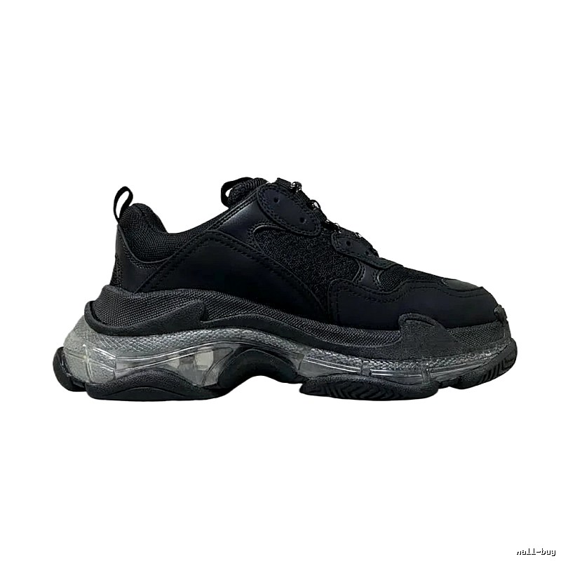 Balenciaga dad-style black shoes