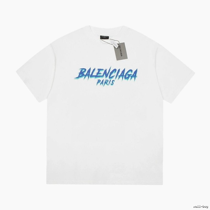 Balenciaga Graffiti Street Style White T-Shirt