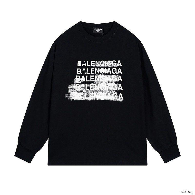 Balenciaga graffiti-style black T-shirt