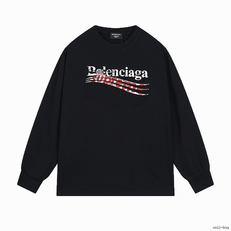 Balenciaga graffiti-style black T-shirt