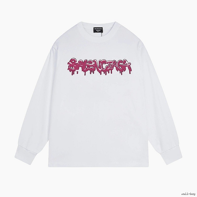 Balenciaga graffiti-style white T-shirt