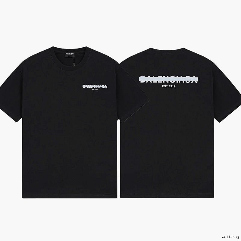 Balenciaga LOGO Printed Street Style Black T-shirt