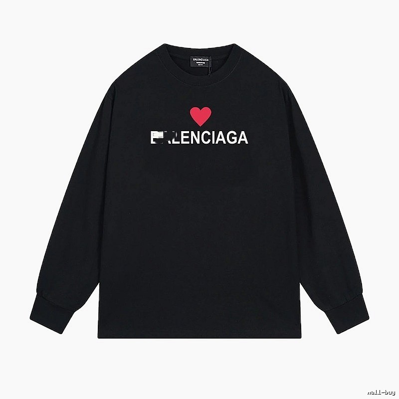 Balenciaga Love Simple Black T-shirt