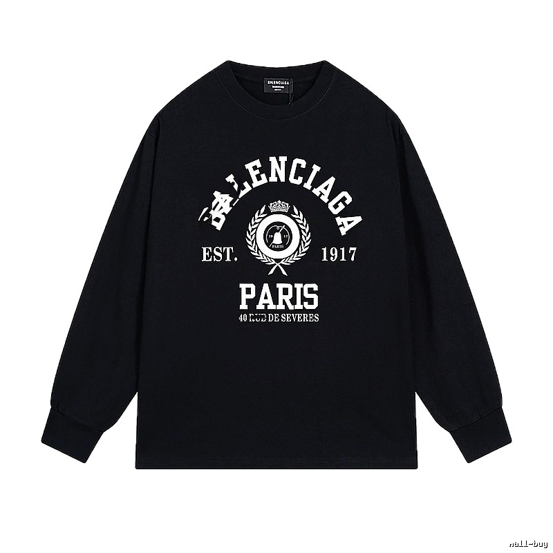 Balenciaga retro black long-sleeve