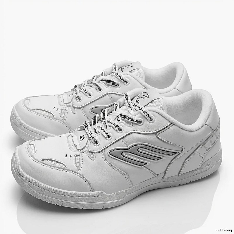Balenciaga retro-style white shoes