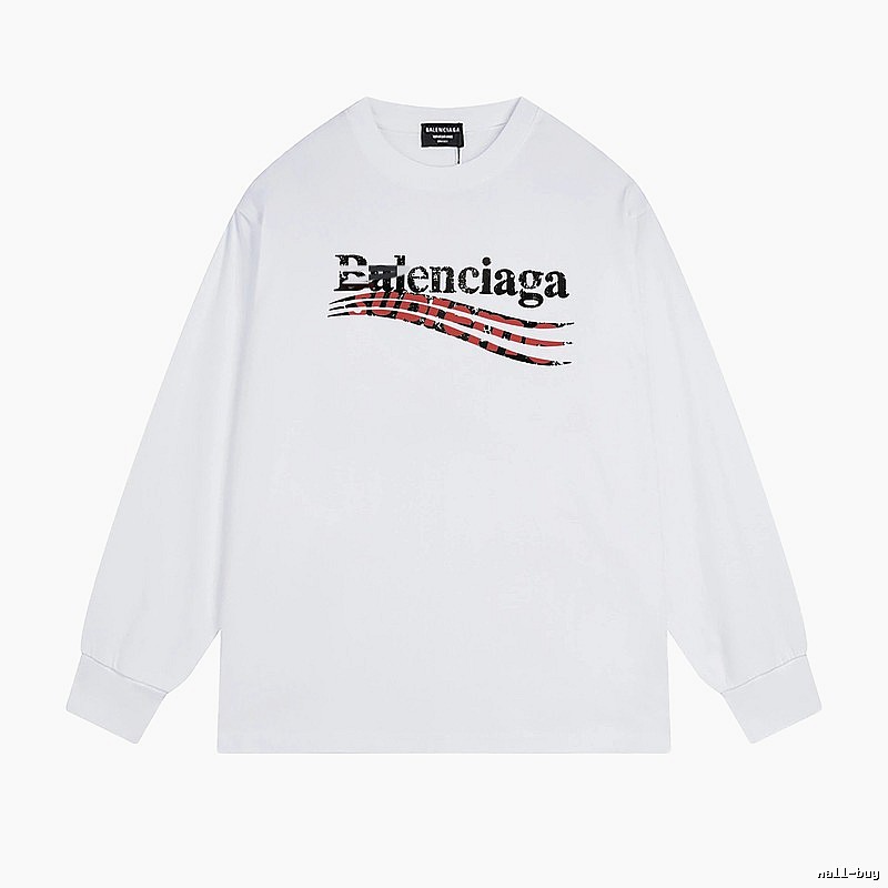 Balenciaga retro-style white T-shirt