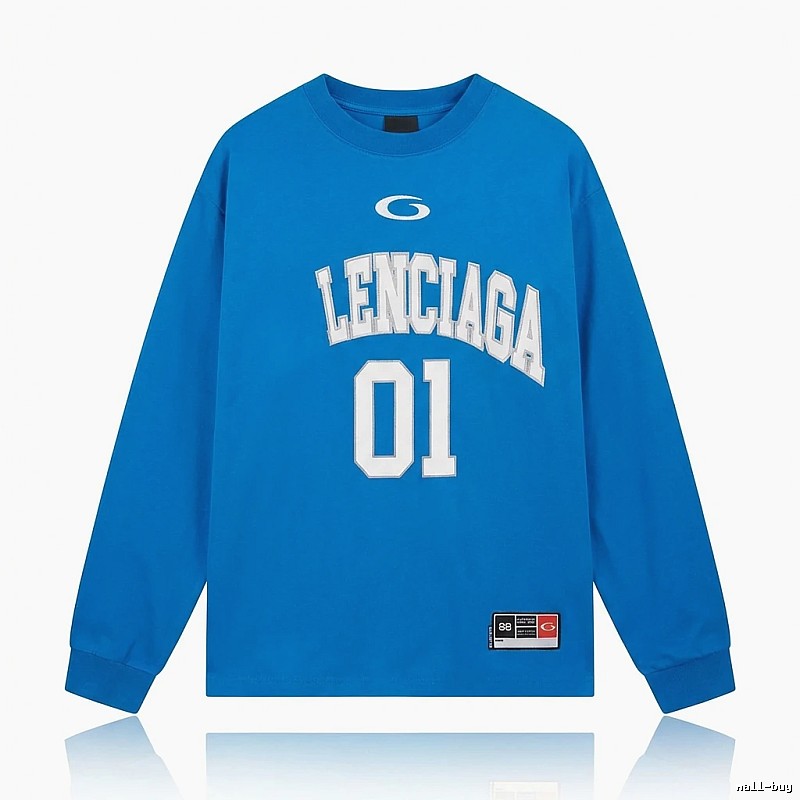 Balenciaga sporty blue sweatshirt