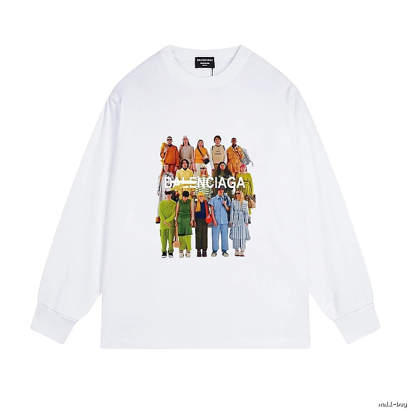 Balenciaga white sweatshirt with character prints