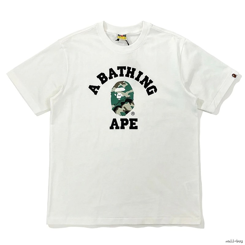 Bape Ape Camo Style White T-shirt