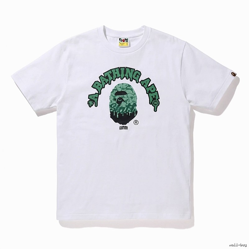 Bape Ape Head Cool White T-shirt in Streetwear Style