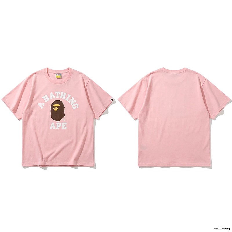 Bape Ape Head Pink T-shirt