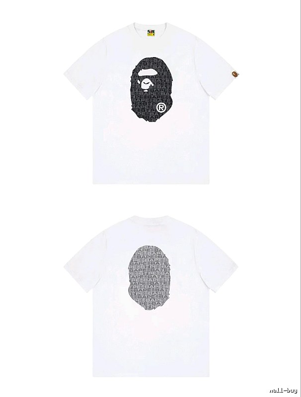 Bape Ape Head Simple White T-shirt