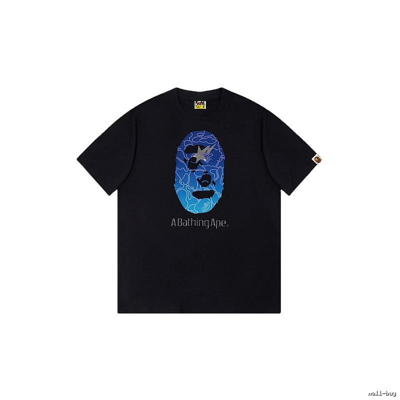 Bape Ape Head Trendy Cool Black T-shirt