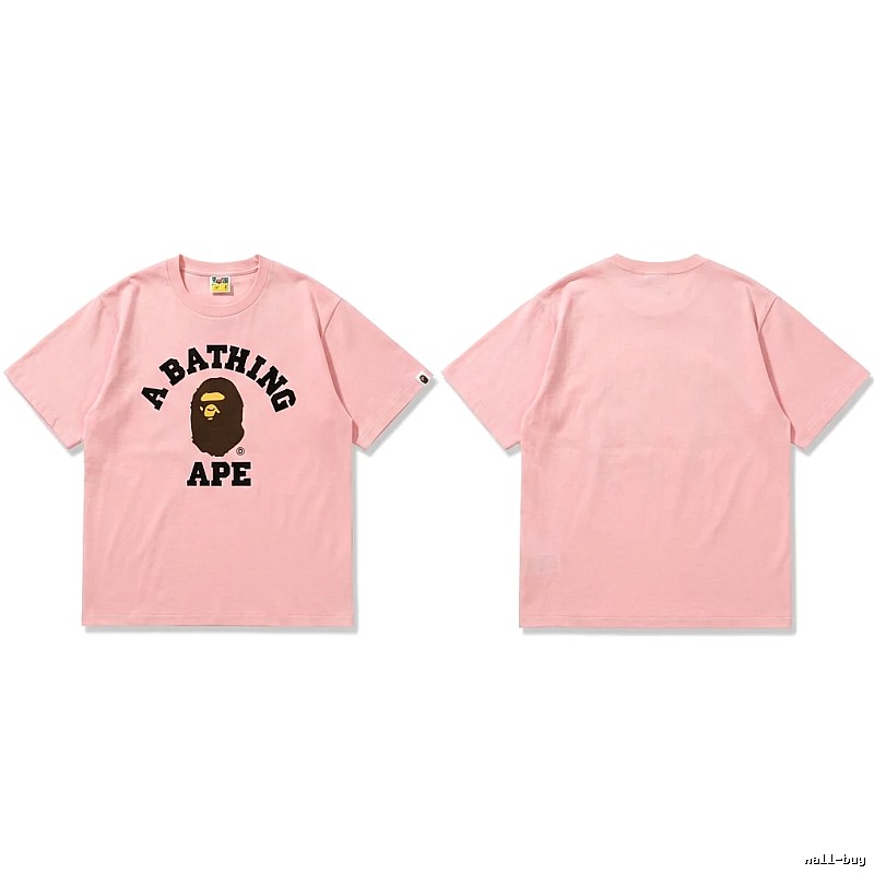 Bape Ape series pink T-shirt