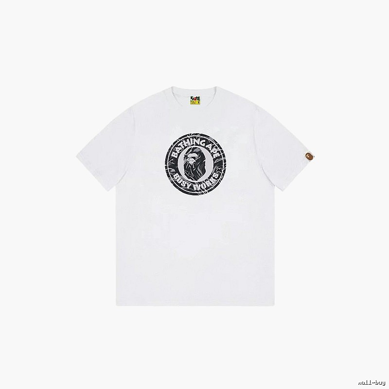 Bape classic retro style white T-shirt