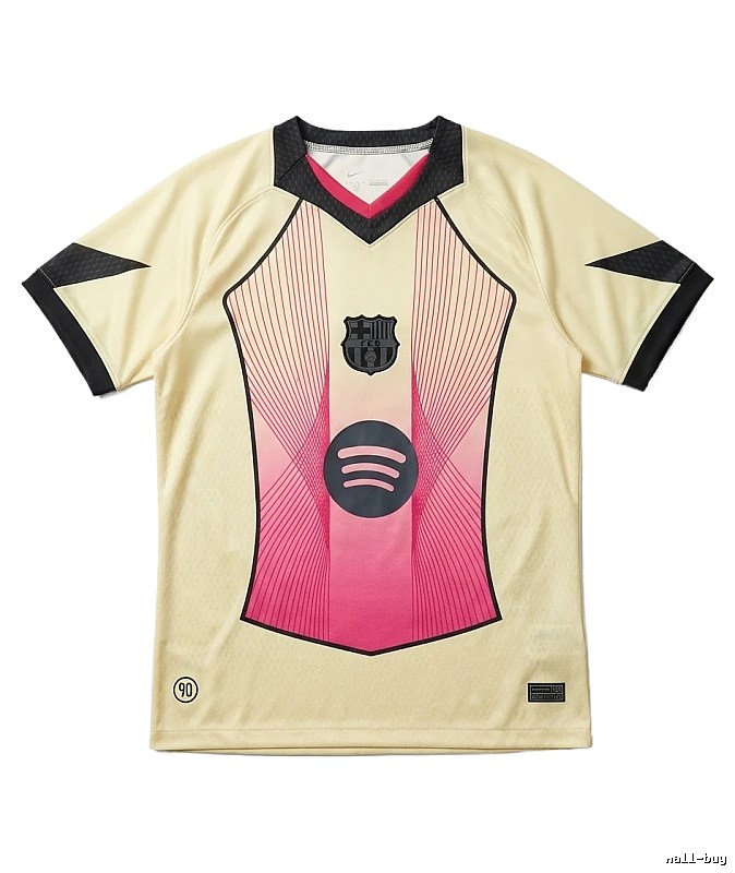 Barcelona Tokyo Ghoul trendy brand yellow-pink jersey