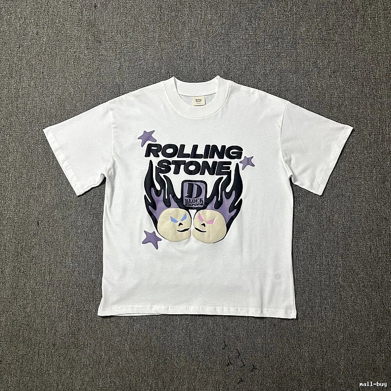 Broken Planet Casual Graphic T-shirt White Cotton Bold for Streetwear Looks