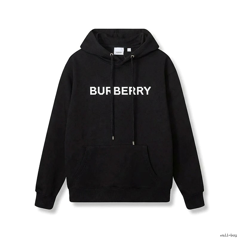 Burberry pixel-style black sweatshirt