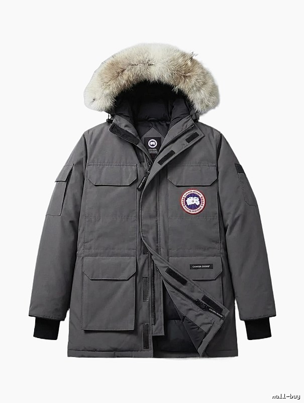 Canada Goose Parka Style Dark Grey Down Jacket