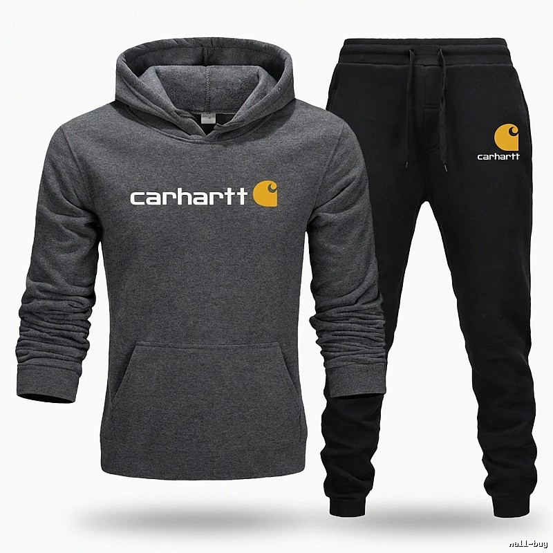 Carhartt basic gray hooded suit