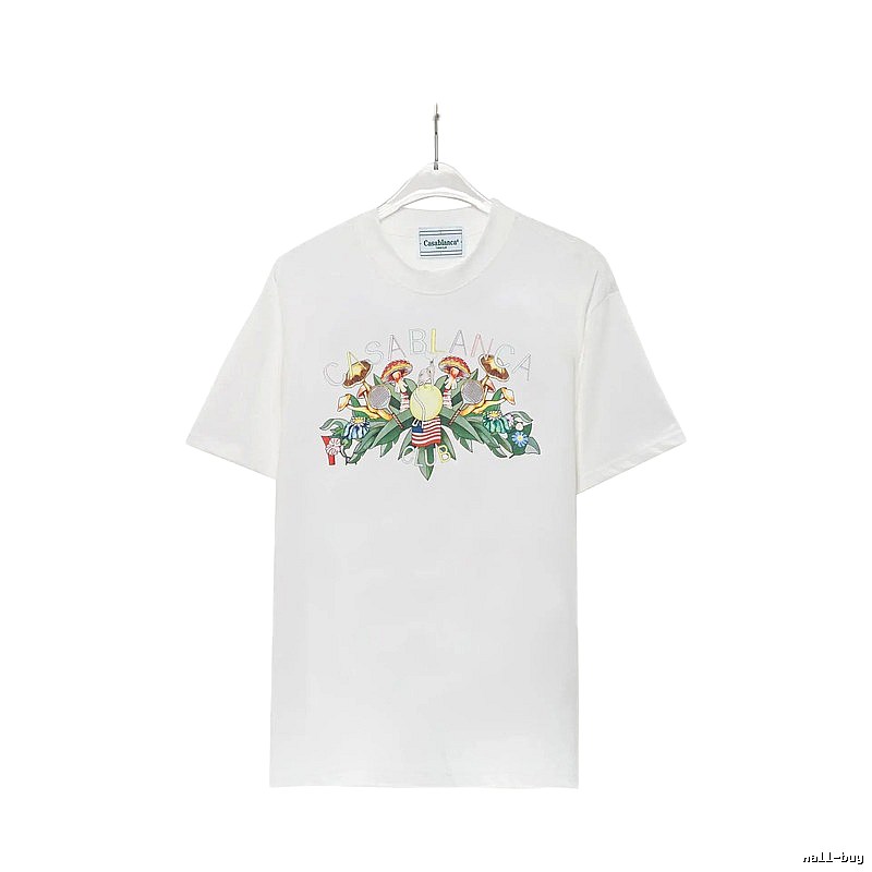 Casablanca Floral Print White T-shirt