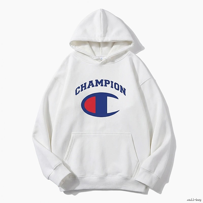 Champion classic white hoodie.